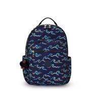 Kipling Σακίδιο πλάτης με θέση PC 15'' 35x44x20cm σειρά Seoul Fun Ocean