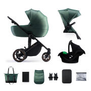 Kinderkraft Βρεφικό Trio Set  Prime 2 3-in-1 Mink Pro Dark Green