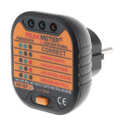 PEAKMETER tester πρίζας PM6860DR 220-250V 50-60Hz