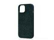 MOB NJORD IPHONE 15 CASE SALMON LEATHER MAGSAFE GREEN