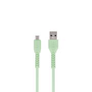 Maxlife Braided USB 2.0 Cable USB-C male - USB-A male Πράσινο 1m (MXUC-04CG)