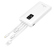 POWERTECH power bank PT-1003 10000mAh 4x output 10.5W λευκό