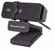 POWERTECH web camera PT-1291 5MP 2K Quad HD αυτόματη εστίαση 1.5m μαύρη