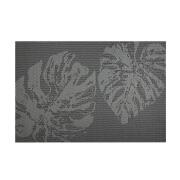 MAX HOME ΣΟΥΠΛΑ 45x30cm BANANA LEAF DARK GREY 81877C