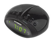 HYUNDAI επιτραπέζιο ρολόι & ραδιόφωνο RAC213B με ξυπνητήρι μαύρο