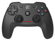 Roar Ασύρματο Gamepad με Δόνηση για PC PS3 & Android TV box R200WS Μαύρο