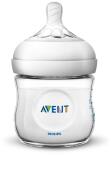 Philips Avent Μπιμπερό Πλαστικό Natural με Θηλή Σιλικόνης για Νεογνά 0m+ 125ml SCF030/17