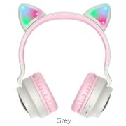 HOCO W27 Wireless Ακουστικά Stereo  Cat ear 300mAh Micro SD και AUXΑ