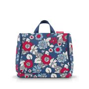 Reisenthel τσαντάκι καλλυντικών 28x23x10cm toiletbag XL Florist Indigo