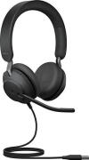 Jabra Ακουστικά Κεφαλής Evolve2 40 USB-A MS Stereo