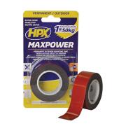 HPX MAXPOWER OUTDOOR ΔΙΠΛΗΣ ΟΨΗΣ ΜΑΥΡΗ 25mmx 1,5m