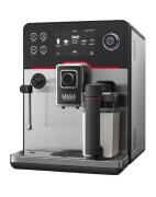 Gaggia Αυτόματη Μηχανή Espresso 1500W Πίεσης 15bar για cappuccino με Μύλο Άλεσης Accademia RI9782/01 Ασημί