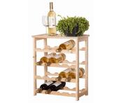 Hellastech Κάβα Ξύλινη για κρασιά 16 θέσεων Wine Rack 31821