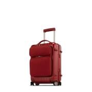 RIMOWA ΒΑΛΙΤΣΑ ΤΡΟΧ CABIN 55X40X24 - 4 ΡΟΔΕΣ RED SALSA D.HYBRID