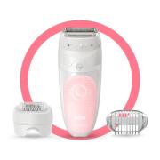 Braun Αποτριχωτική Μηχανή Epilator για Σώμα & Μπικίνι για υγρή και στεγνή αποτρίχωση Επαναφορτιζόμενη Silk-Epil 5-620 3-σε-1