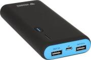 Yenkee Power Bank 11.000mAh Μαύρο YPB 0111BK