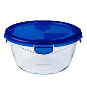 Pyrex Φαγητοδοχείο Στρογγυλό Cook & Go 0.7lt 287P 333245 Μπλε