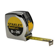 Stanley Powerlock μέτρo 8m με κέλυφος ABS 0-33-198