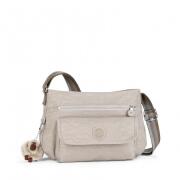 Kipling Τσάντα Ώμου Με Ιμάντα - Pastel Beige Syro