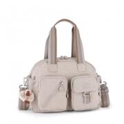 Kipling Τσάντα Χειρός Με Ιμάντα - Pastel Beige Defea