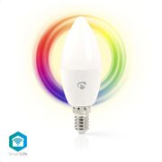 NEDIS Wi-Fi έξυπνη λάμπα RGB LED, E14, 4,5W, 350lm, WIFILC10WTE14