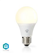 NEDIS Wi-Fi έξυπνη λάμπα LED, E27, A60, 9W, Warm White, 800lm, WIFILW11WTE27