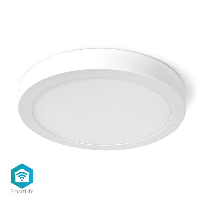 NEDIS Wi-Fi έξυπνο φωτιστικό οροφής LED, διαμέτρου 30cm, 18W, 1200lm. NEDIS WIFILAW20WT