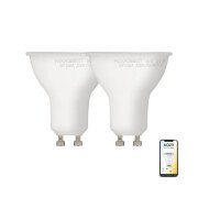 Xanlite Kozii Λαμπτηρας Led Smart Wifi και Bluetooth CCT GU10 5W (50W) 345LM Συσκευασία 2 Τεμαχίων