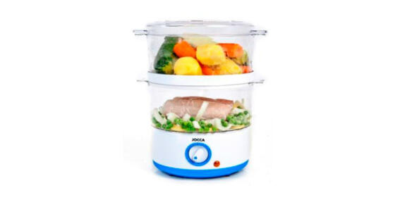 Jocca Ατμομάγειρας 400W για υγιεινή διατροφή - Food Steamer, 5555