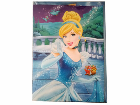 Disney Ευχετήρια Παιδική Κάρτα Γενεθλίων 23x30.5cm με θέμα Σταχτοπούτα, 53419