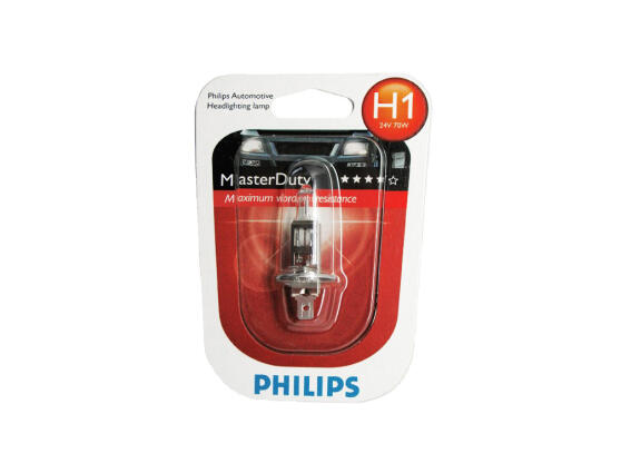 Philips Λάμπα Αυτοκινήτου H1 MasterDuty 24v 70W 13258MDB1