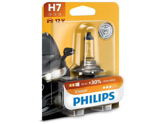 Philips Λάμπα Αυτοκινήτου H7 12V 55W Vision, PH-12972PRB1