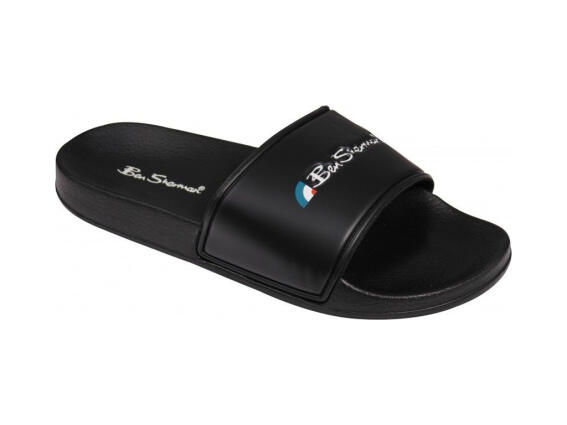 Ben Sherman Slip On Ανδρικές Σαγιονάρες σε Μαύρο χρώμα, Flip Flops Slider BEN3165 42