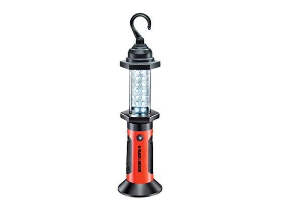 Black & Decker Λάμπα Εργασίας με 14 LEDs, Γάντζο και Αντάπτορα για τον αναπτήρα του αυτοκινήτου