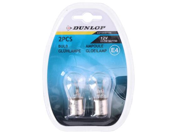 Dunlop Σετ Λαμπάκια Αυτοκινήτου 2 τεμαχίων Ε4 12V, 3x7x17cm