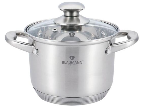 Blaumann BL-3318 30cm κατσαρόλα,Χρώμα Inox, Σειρά Satin Gourmet