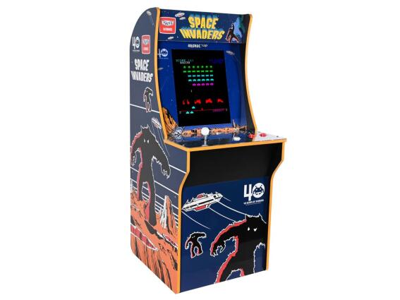 Παιχνιδοκονσόλα Arcade Retro Κονσόλα 1UP με δύο παιχνίδια Space Invaders και Οθόνη LCD, 121x58x48cm