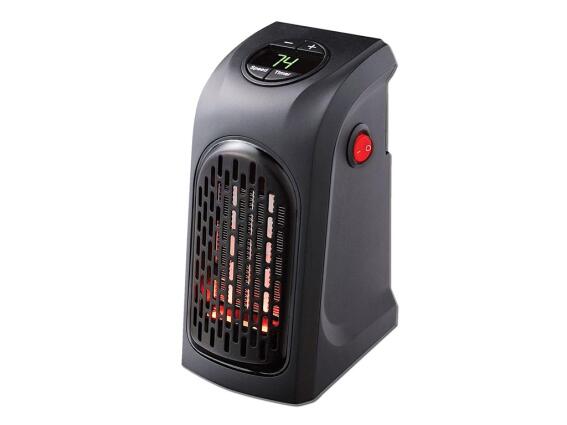 Handy Heater Φορητό Αερόθερμο Πρίζας 350W, σε μαύρο χρώμα, διαστάσεις 8.3x9.9x16 εκατοστά CC-9078