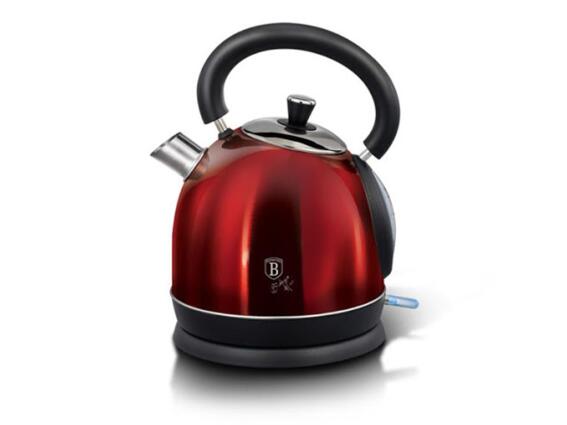 Berlinger Haus BH/9051 Ηλεκτρικός Βραστήρας 1.7L,Χρώμα Burgundy, Σειρά Metallic- Black-Burgundy