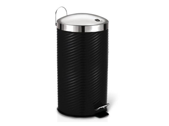 Berlinger Haus BH/6446 Κάδος με πεντάλ  20L,Χρώμα Μαύρο, Σειρά Black Silver