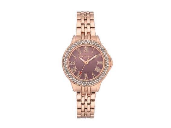 Juicy Couture Γυναικείο Ρολόι Αναλογικό, 32mm με μπρασελέ-κούμπωμα ασφαλείας, JC/1020BNRG