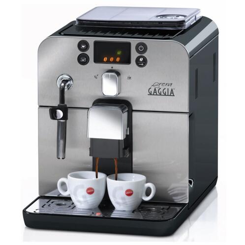 Gaggia Αυτόματη Μηχανή Espresso 1400W Πίεσης 15bar με Μύλο Άλεσης Brera Μαύρη