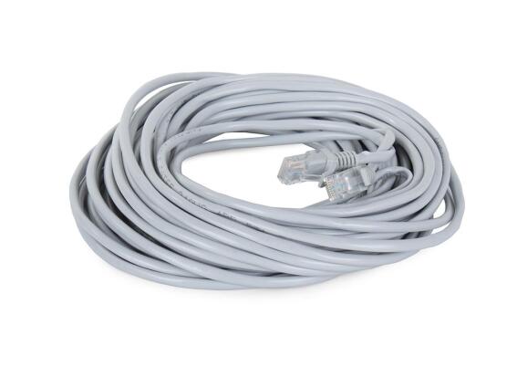 Καλώδιο Δικτύου Ethernet CAT 5E Rj45 UTP μήκους 15 μέτρων σε γκρι χρώμα, Cable