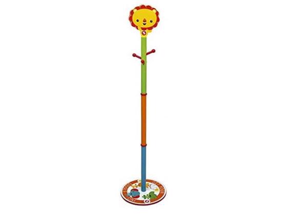 Fisher Price Ξύλινος Παιδικός Καλόγερος με 3 γάντζους, 145x35.5x35.5 cm