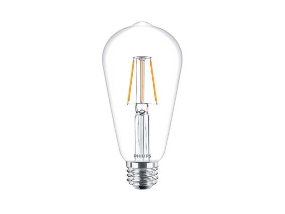 Philips Λάμπα LED για Ντουί E27 και Σχήμα ST64 470lm 220-240V Ενεργειακής Κλάσης Α++ Θερμό Λευκό