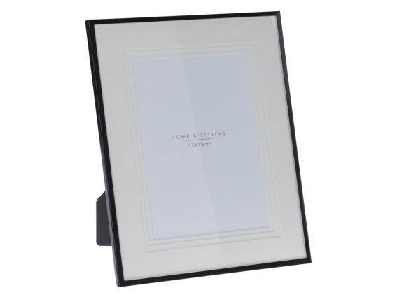 Ορθογώνια Κορνίζα σε μαύρο χρώμα, 20x25 cm, Photo frame