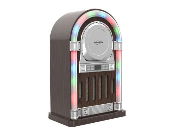 Επιδαπέδιο Ηχείο Retro Jukebox 20Watt με CD, και Bluetooth, 42x24x32 cm, RETRO13-N