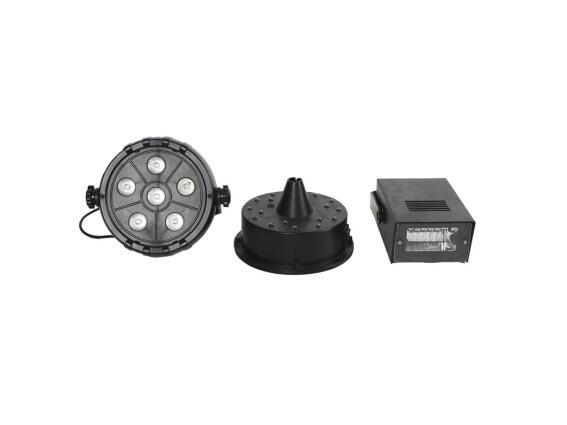 Σετ Φωτορυθμικό RGB με Προβολέα 20 LED και discoball και Strobe Light, με διάμετρο 20cm