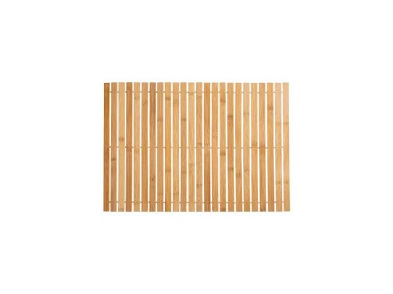Ξύλινο Πατάκι Μπάνιου από Bamboo, Αντιολισθητικό, 40x60cm
