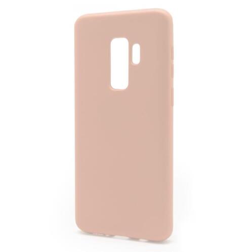 Θήκη Liquid Silicon inos Samsung G965F Galaxy S9 Plus L-Cover Σομόν